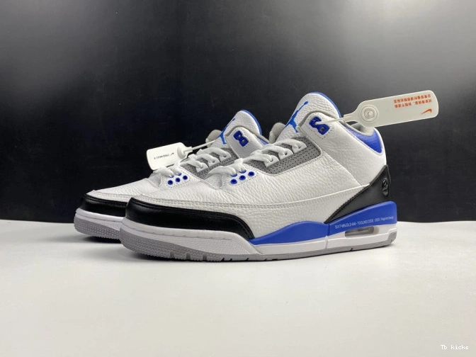 Reps TBK Air CT8532-040 Retro Blue 3 Jordan White 0708